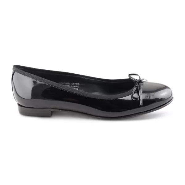 Donna Otisopse Ballerine-Ballerine Nere Da Donna In Pelle Verniciata –