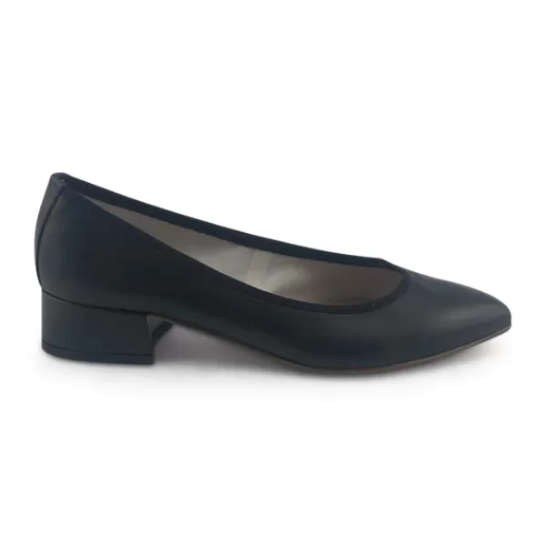 Donna Otisopse Ballerine-Ballerine Nere In Pelle Con Tacco 3 Cm