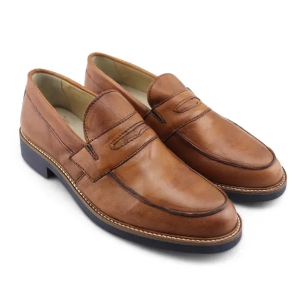 Uomo Otisopse Casual-Mocassini In Pelle Cuoio –