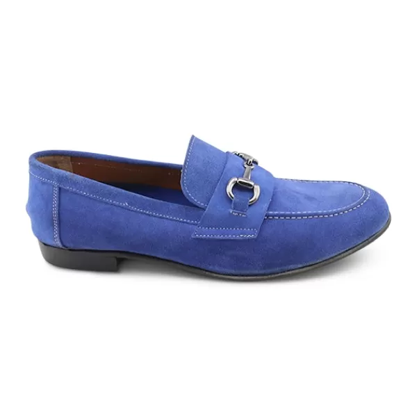 Uomo Otisopse Mocassini casual-Mocassini Morsetta Bluette In Camoscio –