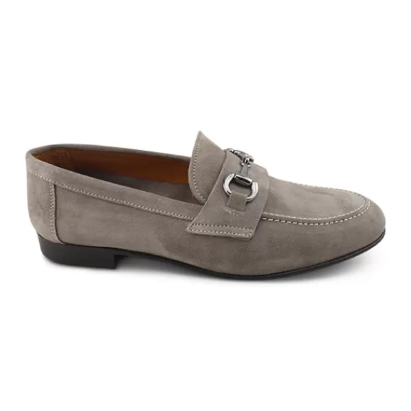 Uomo Otisopse Mocassini casual-Mocassini Morsetta Taupe In Camoscio –