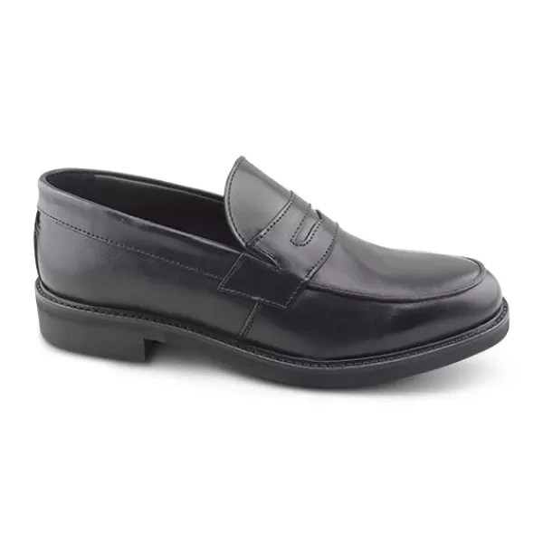 Uomo Otisopse Mocassini casual-Mocassini Neri In Pelle –