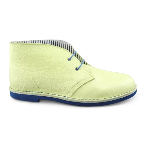 Uomo Otisopse Polacchine-Polacchina Lime In Pelle –