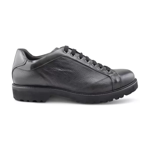 Uomo Otisopse Scarpe suola vibram-Scarpe Derby Da Uomo Grigie In Pelle –