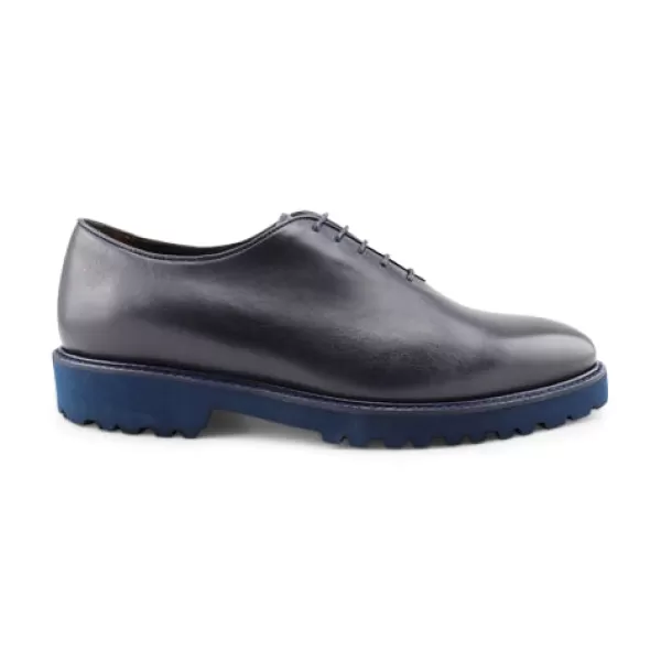 Uomo Otisopse Scarpe suola vibram-Scarpe Francesine In Pelle Blu Da Uomo –