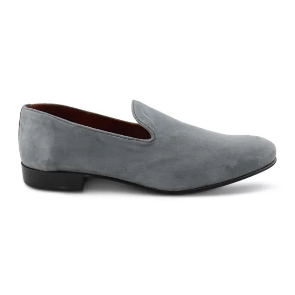 Uomo Otisopse Slippers-Slippers Da Uomo In Camoscio Grigio –