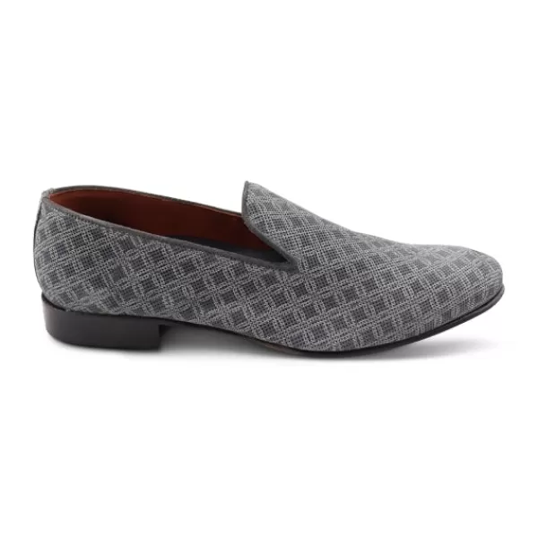 Uomo Otisopse Slippers-Slippers Grigie Da Uomo In Pelle –