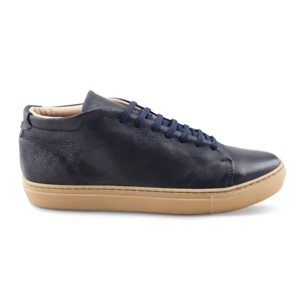 Uomo Otisopse Sneakers-Sneakers Alta In Pelle Blu –