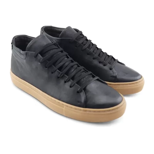 Uomo Otisopse Sneakers-Sneakers Alta In Pelle Nero –