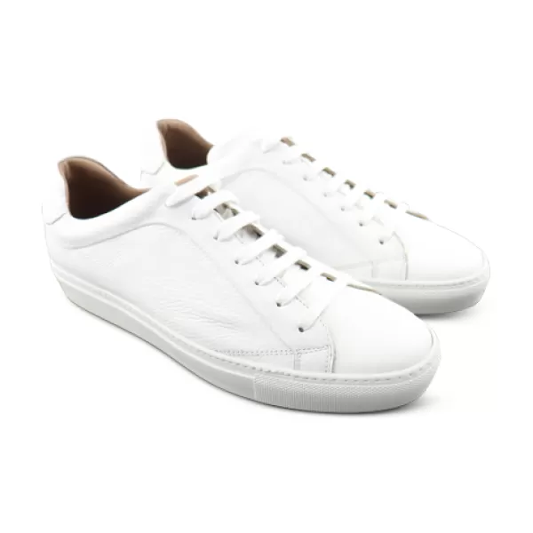 Uomo Otisopse Sneakers-Sneakers Bianche Da Uomo In Pelle Bottalata –