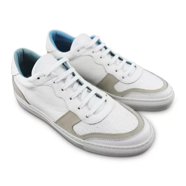 Uomo Otisopse Sneakers-Sneakers Bianche Da Uomo In Vera Pelle –