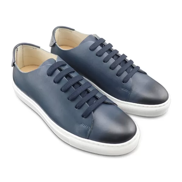 Uomo Otisopse Sneakers-Sneakers Blu In Pelle –