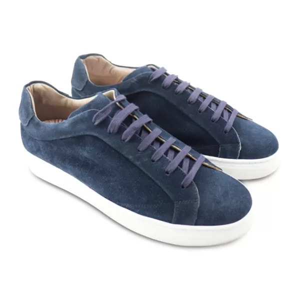 Uomo Otisopse Sneakers-Sneakers Da Uomo In Camoscio Blu –