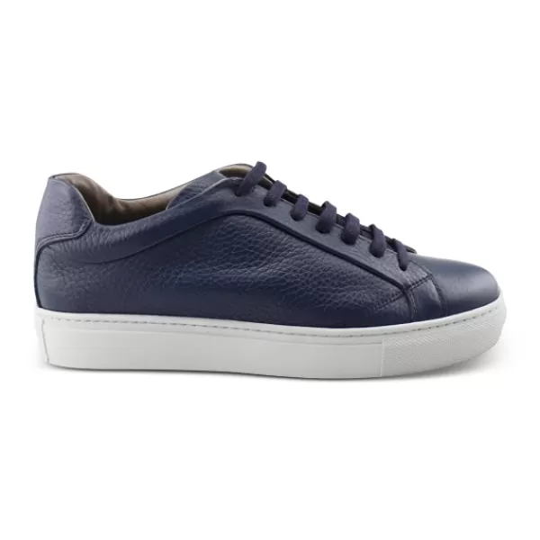 Uomo Otisopse Sneakers-Sneakers Da Uomo In Pelle Bottalata Blu –