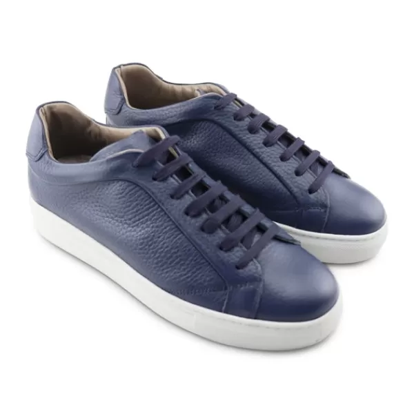 Uomo Otisopse Sneakers-Sneakers Da Uomo In Pelle Bottalata Blu –