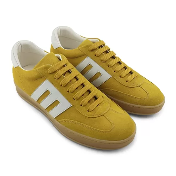 Uomo Otisopse Sneakers-Sneakers Giallo In Camoscio –