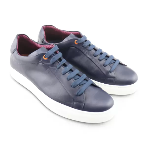 Uomo Otisopse Sneakers-Sneakers In Pelle Blu Da Uomo –